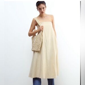 NWT Zara Beaded Bucket Bag